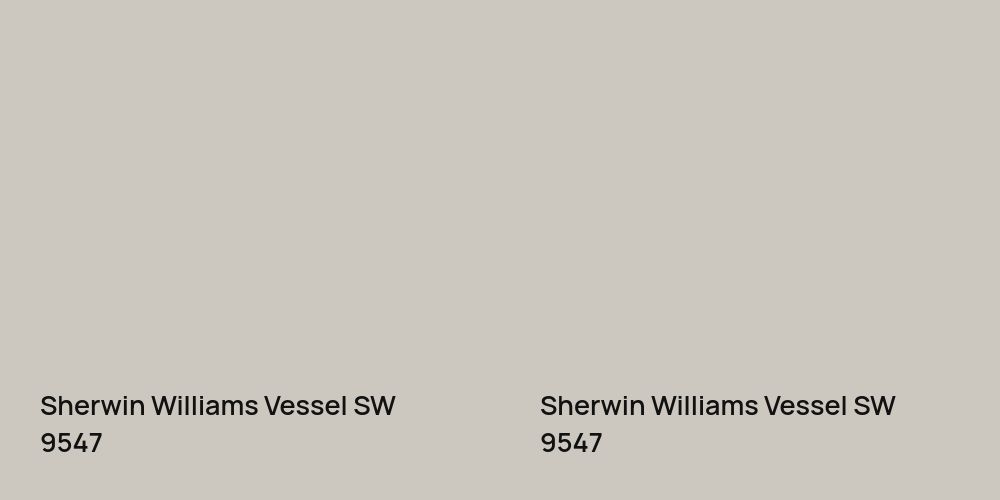 Sherwin Williams Vessel vs. Sherwin Williams Vessel