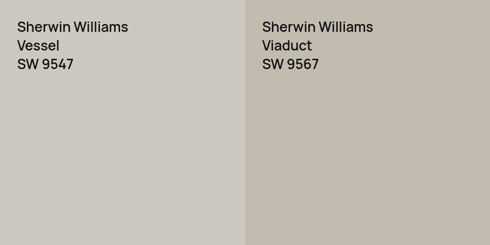 Sherwin Williams Vessel vs. Sherwin Williams Viaduct