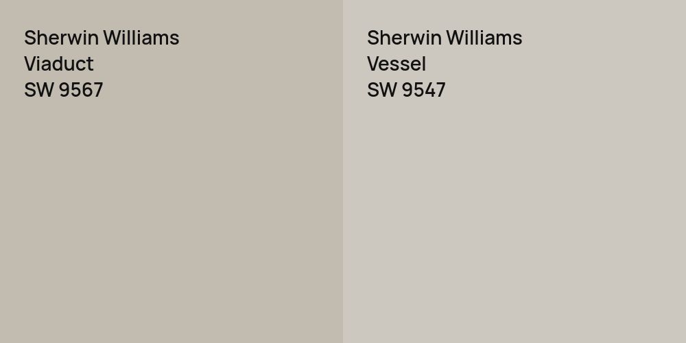 Sherwin Williams Viaduct vs. Sherwin Williams Vessel