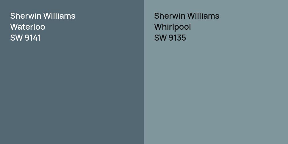 Sherwin Williams Waterloo vs. Sherwin Williams Whirlpool