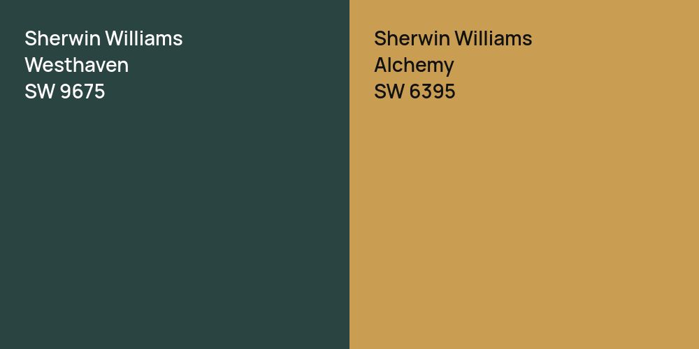 Sherwin Williams Westhaven vs. Sherwin Williams Alchemy