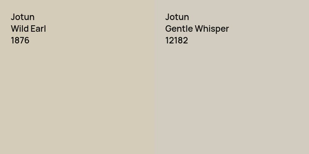 Jotun Wild Earl vs. Jotun Gentle Whisper