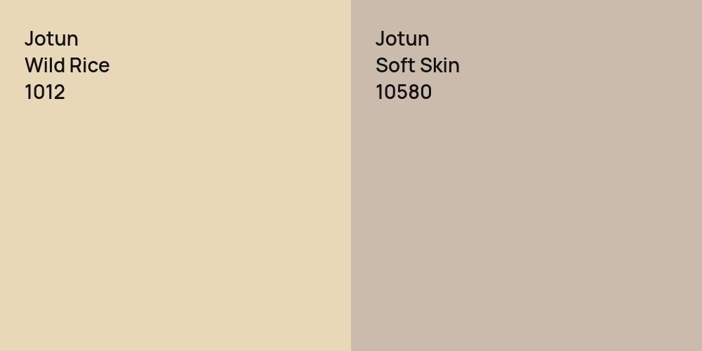 Jotun Wild Rice vs. Jotun Soft Skin