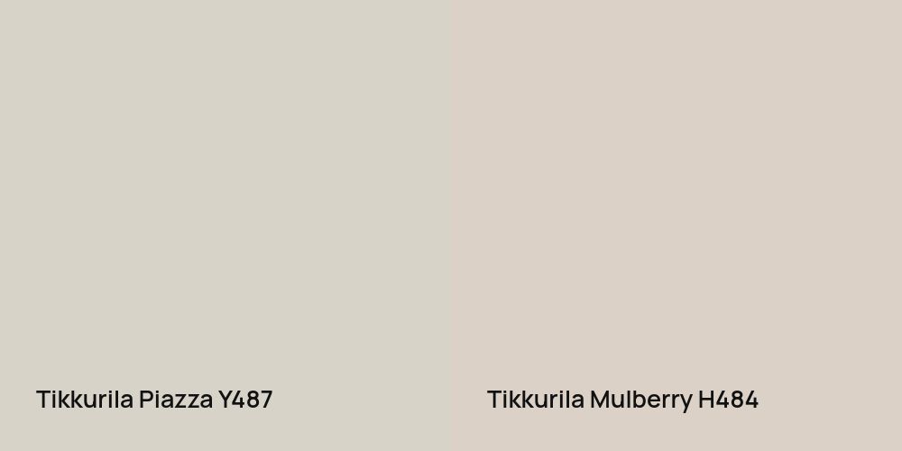 Tikkurila Piazza vs. Tikkurila Mulberry