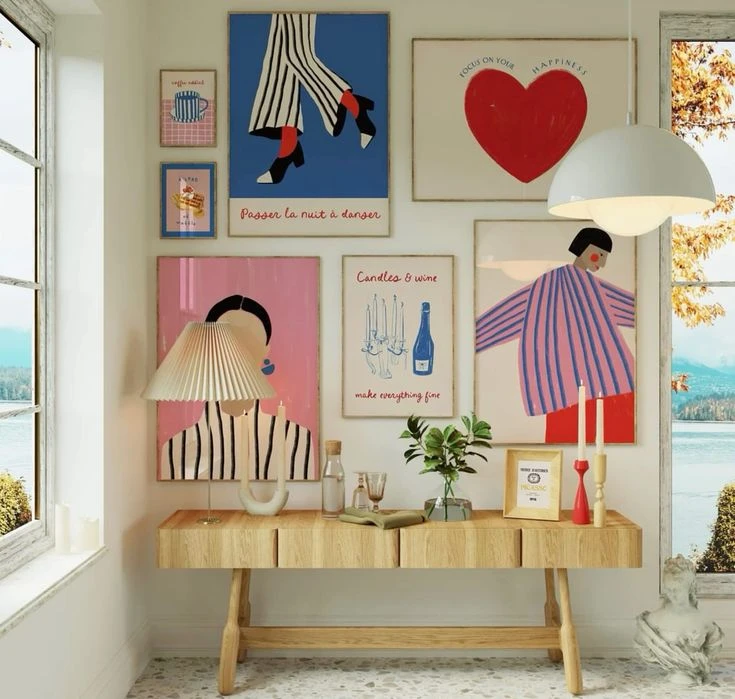 How to make a gallery wall