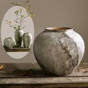 Denique Rustic Ceramic Flower Vase