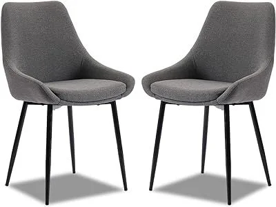 Ergonomic Living Room Chairs Dark Grey