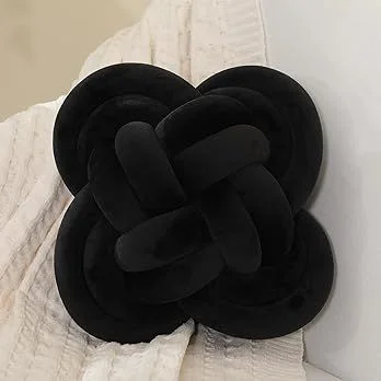 Gowkou Soft Black Knot Pillow Ball